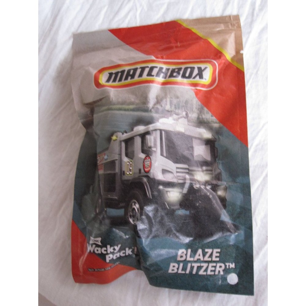New Matchbox from Sonic Wacky Pack Collectible Blaze Blitzer Construction Truck